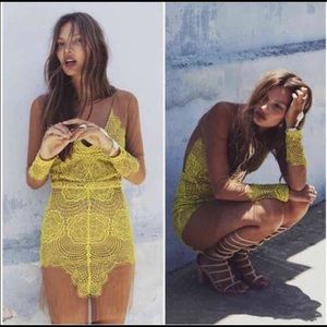 For love and lemons Antigua dress size L.